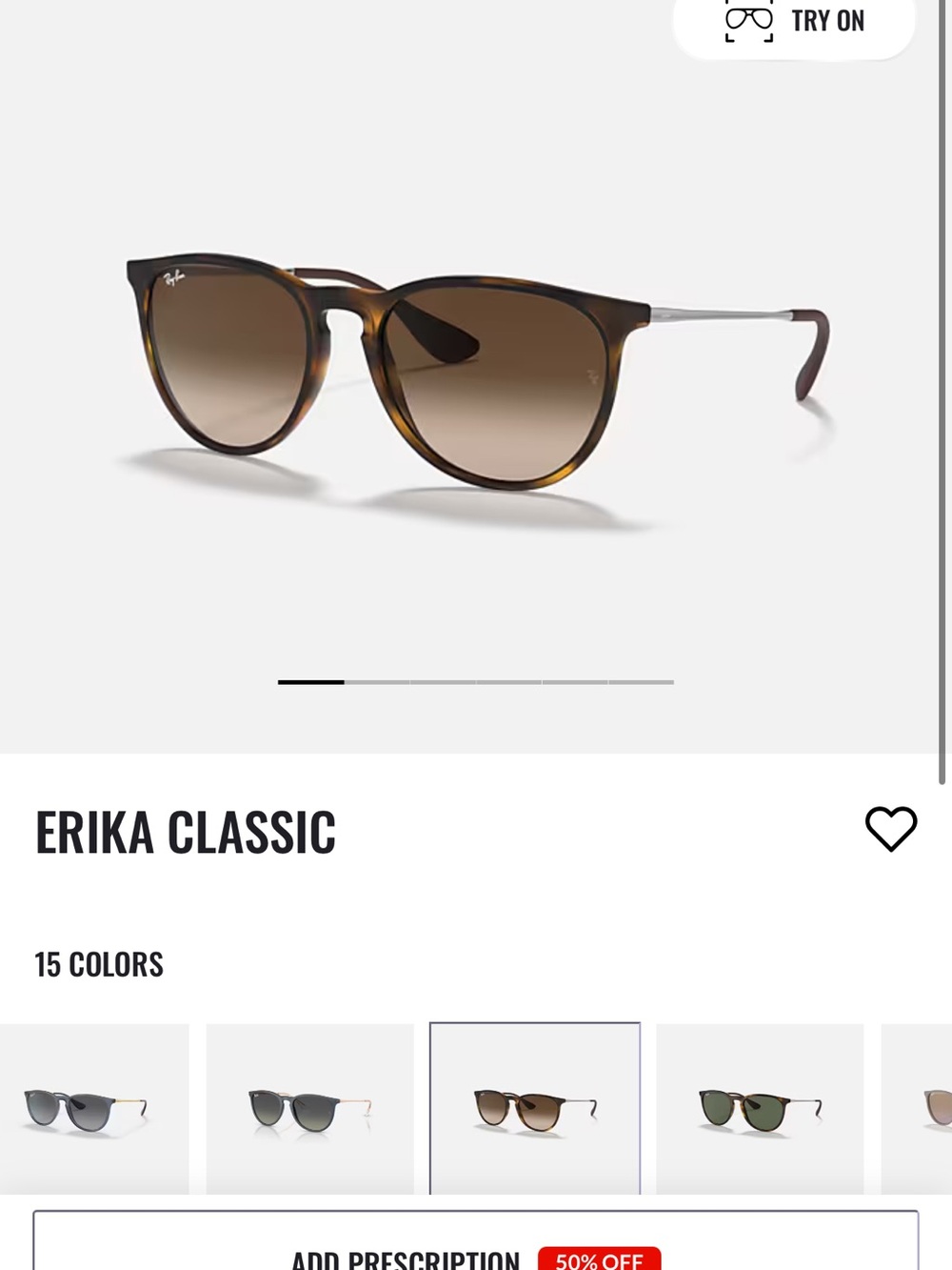 Ray-Ban Erika Classic